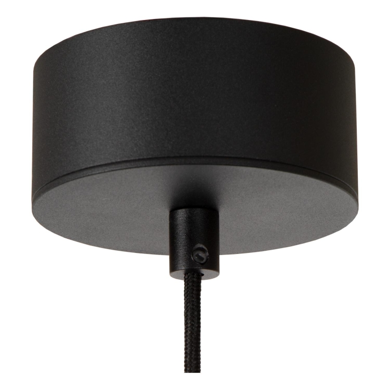 Lucide Premium KENNETH - Pendant light - Ø 80 cm - LED Dim. - 1x22W 2700K - Black